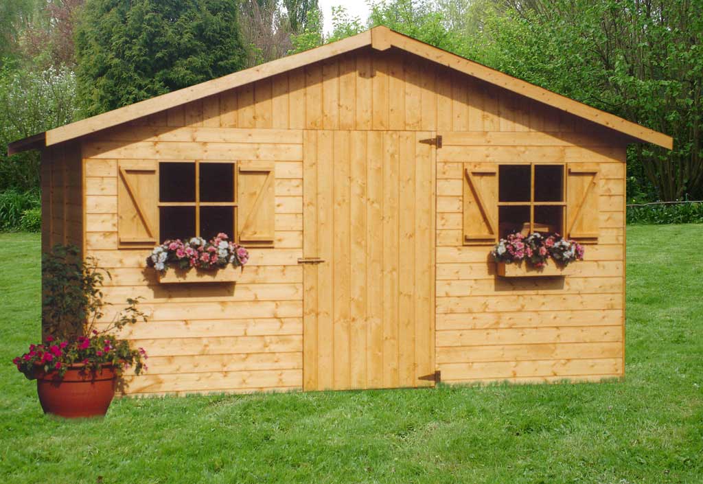 Abri de jardin bois 