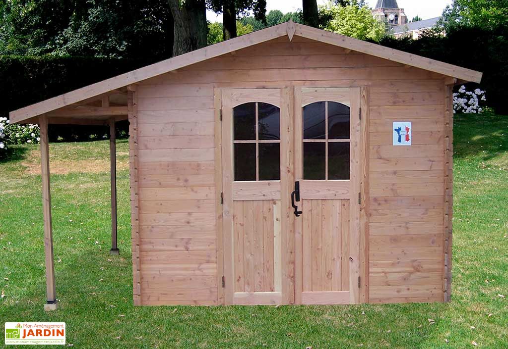Abri de Jardin Bois Douglas Naturellement Imputrescible ...