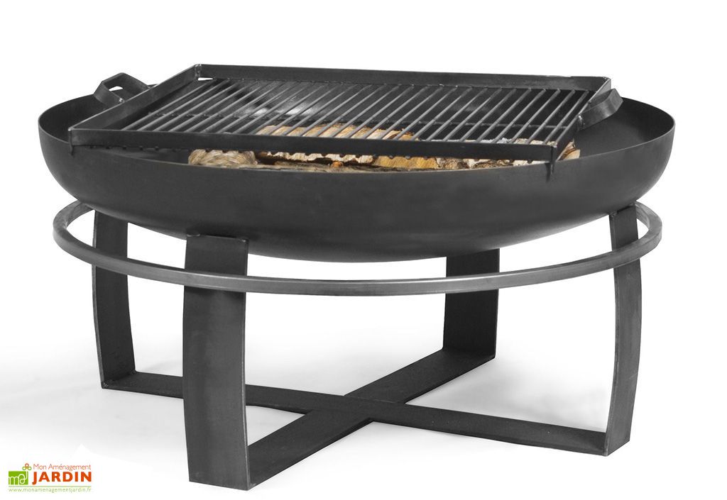 Cookking - Grille De Cuisson En Acier 60 Cm Avec 4 Poignées à