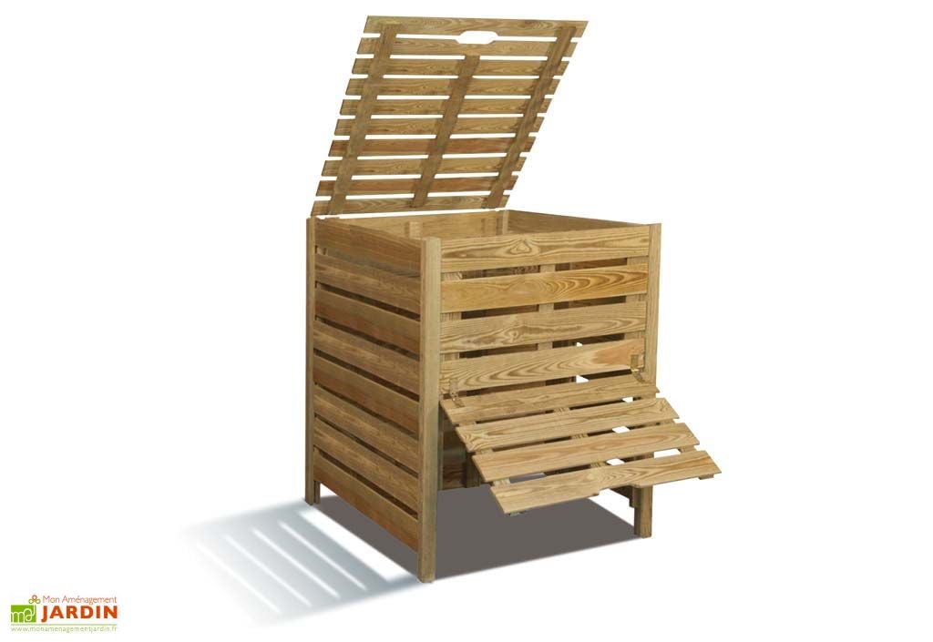 Bac Compost 800 L - Composteur 800 litres - Jardipolys