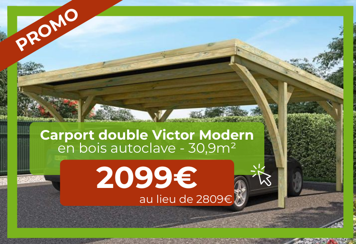 MAJ promotion carport double victor jusqu'au 04/02