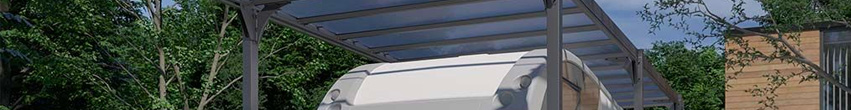 Carport camping car en alu