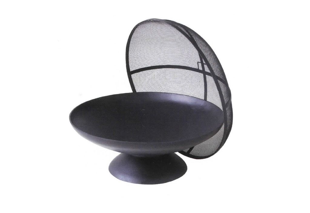 Brasero extérieur en fonte 58 x 20 cm + pare étincelles - Junto