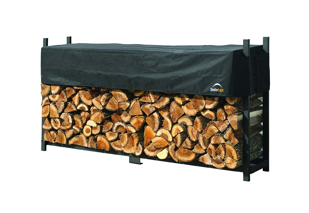 Range-bûches Extérieur Relaxdays Range-bûches Avec Protection