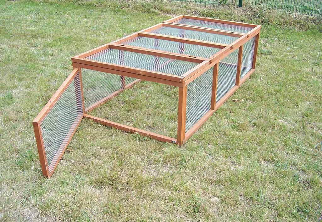 Terre Jardin Enclos poulailler / Volière extérieur 18m2