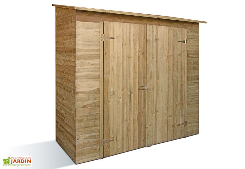 Armoire De Jardin En Bois Muralis 200 X 100 X 200 Cm Jardipolys