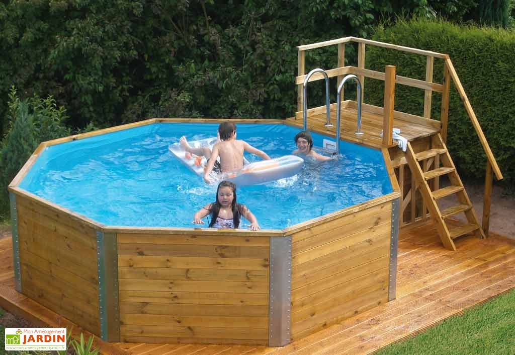 piscine bois hors sol korsika kit 11 4 m3 d3 97 weka