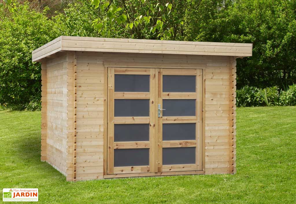Abri de jardin bois Plodoreal - Abri 28 T3 3/3 SF/DPV/TP-SPL - Décor et