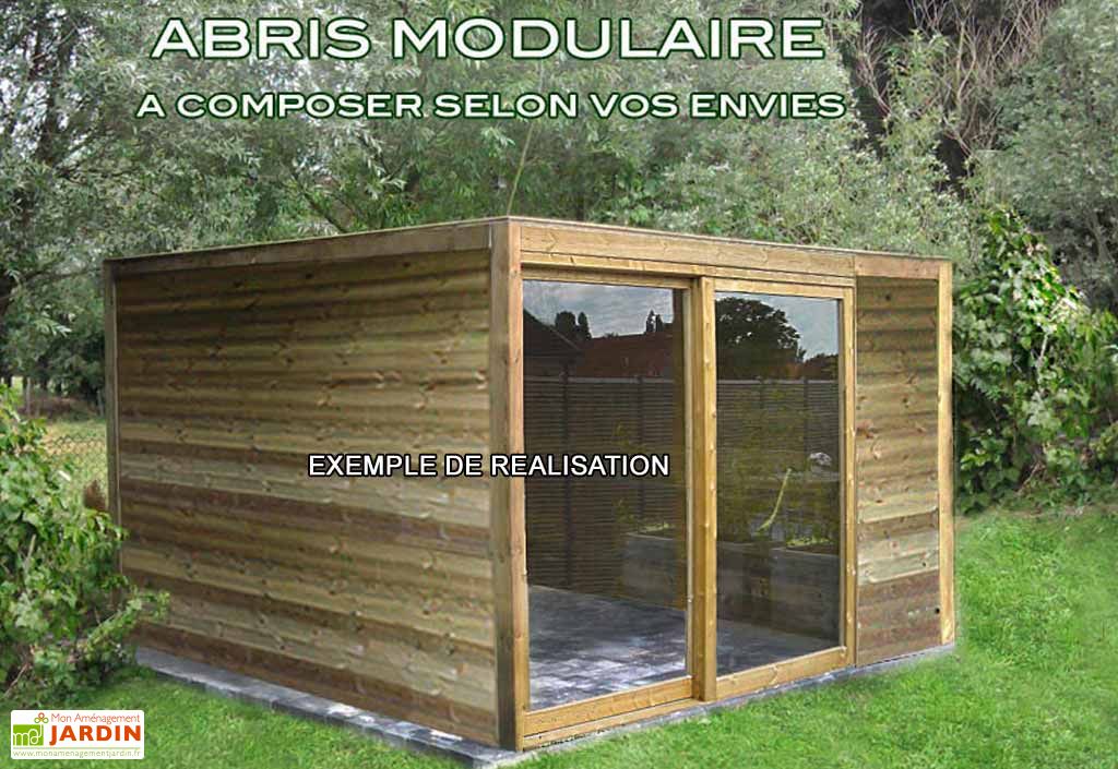 Abri De Jardin Bois Exterior 400x300x230 Gardival