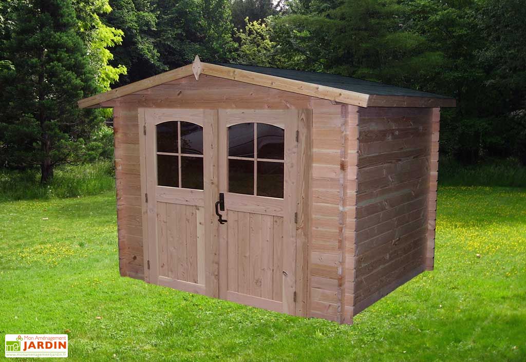 Abri de Jardin Bois Douglas Naturellement Imputrescible ...