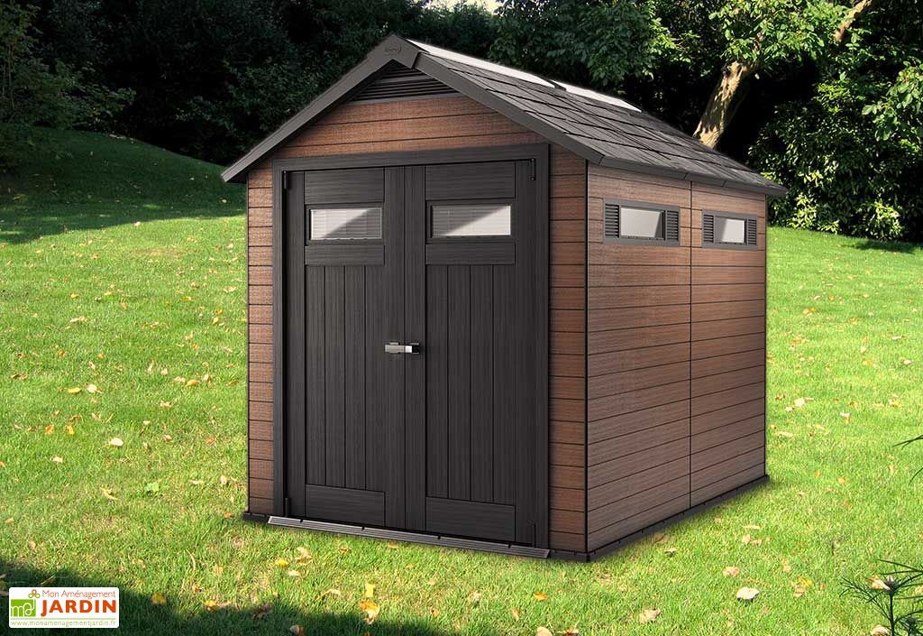 abri de jardin en r_sine fusion 759 marron 3