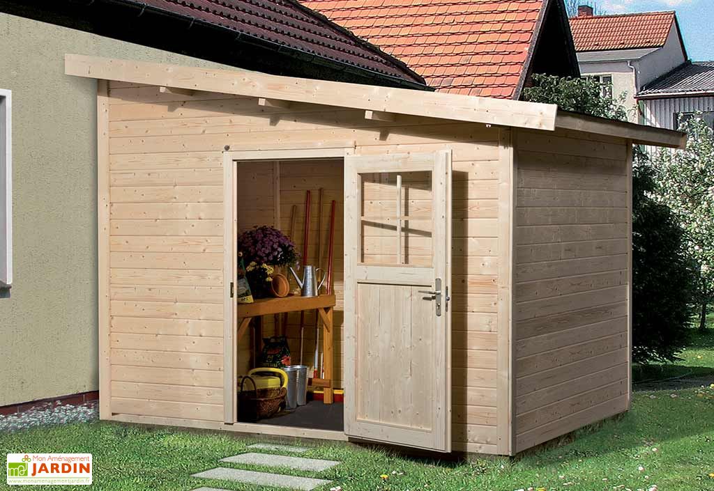 Abri De Jardin Adoss En Bois D pic a Brut 260 T1 4 94 M Weka abri-de-jardin-adoss-en-bois-d-pic-a-brut-260-t1-4-94-m-weka