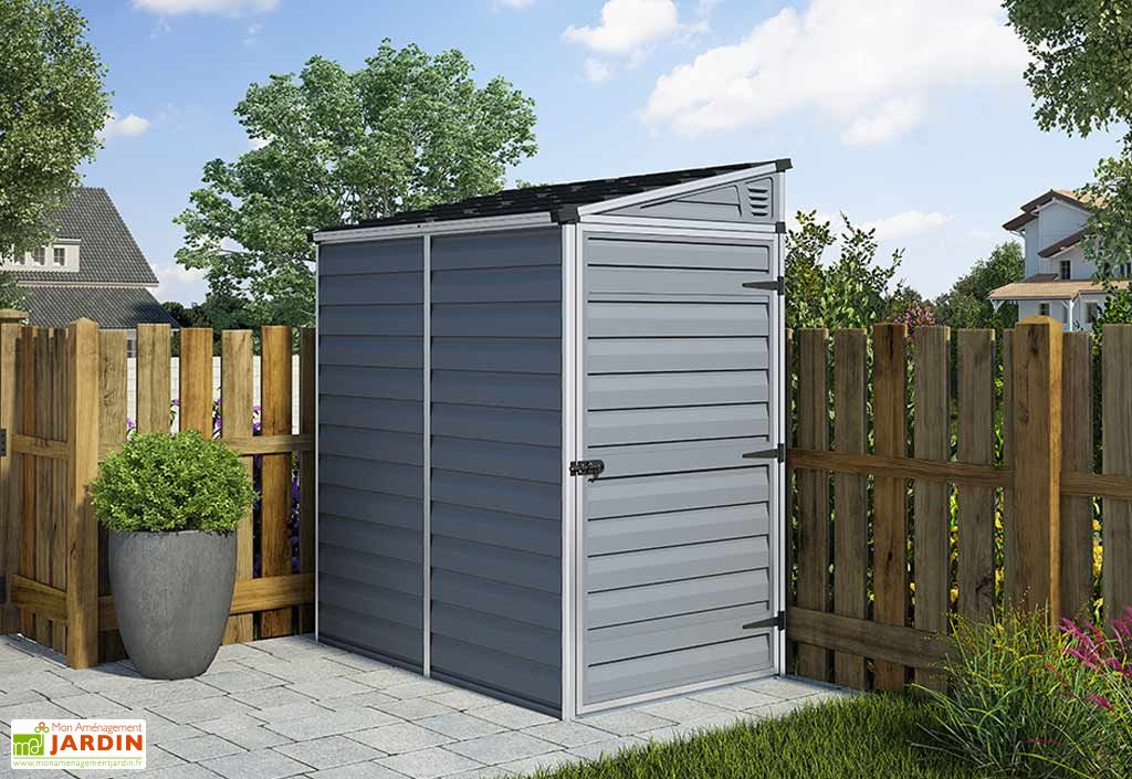 Abri Jardin Adossable Jarry Polycarbonate et Aluminium (175x110cm ... Abri Jardin Adossable Jarry Polycarbonate et Aluminium (175x110cm ...