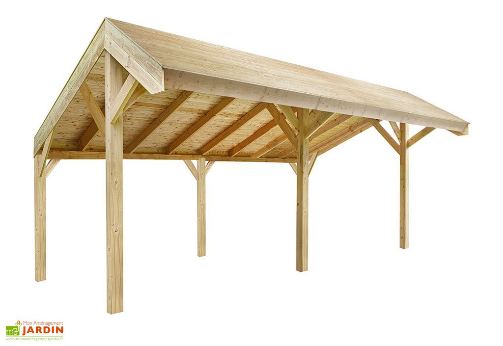 Pergola En Bois De Douglas Brut Ludy 17 M Olg