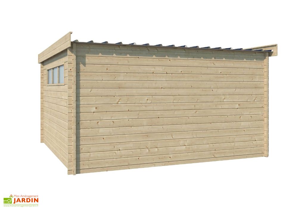 Abri De Jardin En Bois D Epicea Toit Bac Acier Modern 15 M Gardenas