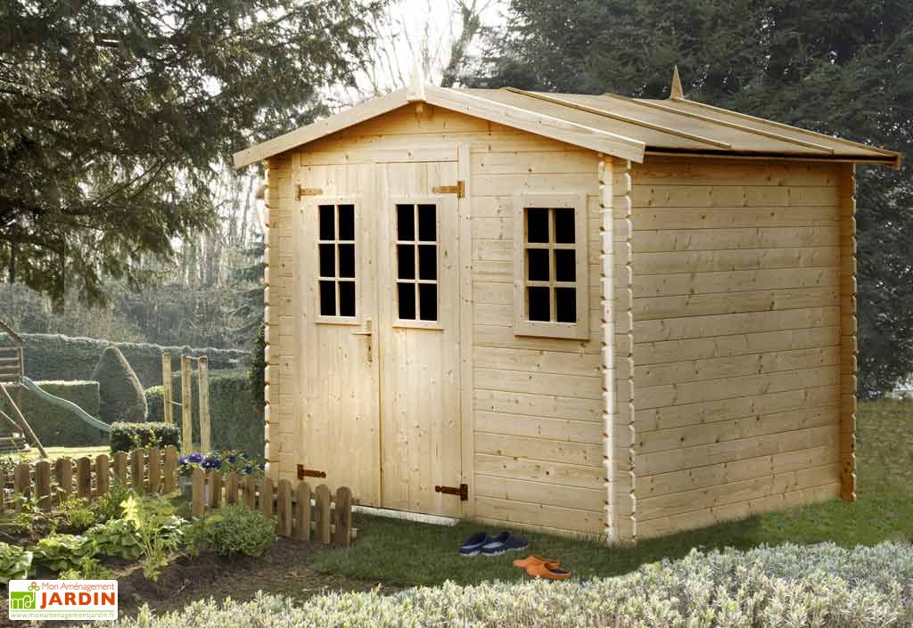 Abri de Jardin Bois Luby 28mm (268x248cm) - Madeira