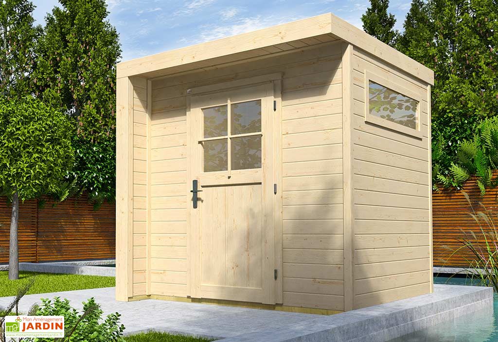 Abri De Jardin En Bois Riva 4 3 M 2 Coloris Weka