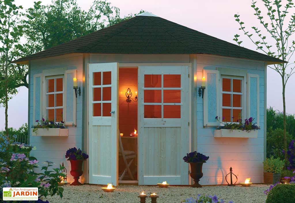 Abri De Jardin Bois Nancy 28mm 305x305cm Solid