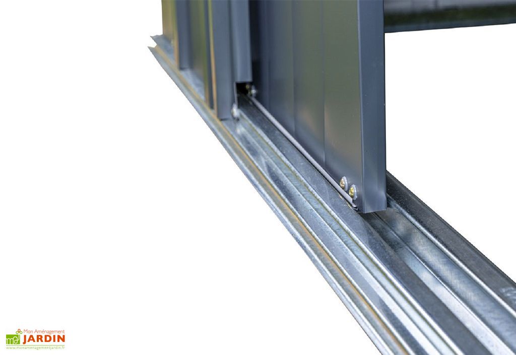 Abri De Jardin En Metal Gris Spacemaker Acier Galvanise 3 M