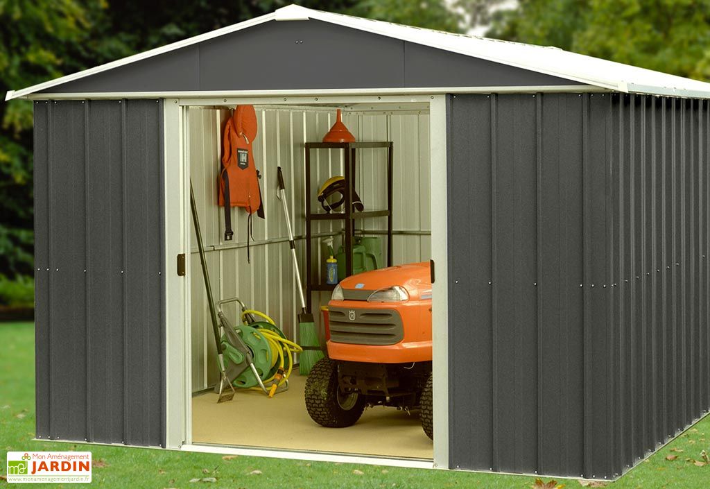 Abri De Jardin Acier Galvanise Anthracite 217 X 202 Cm 4 38 M