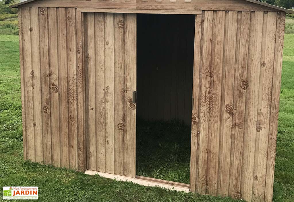 Abri De Jardin En Metal Duramax Woodgrain Imitation Bois 8 M Duramax