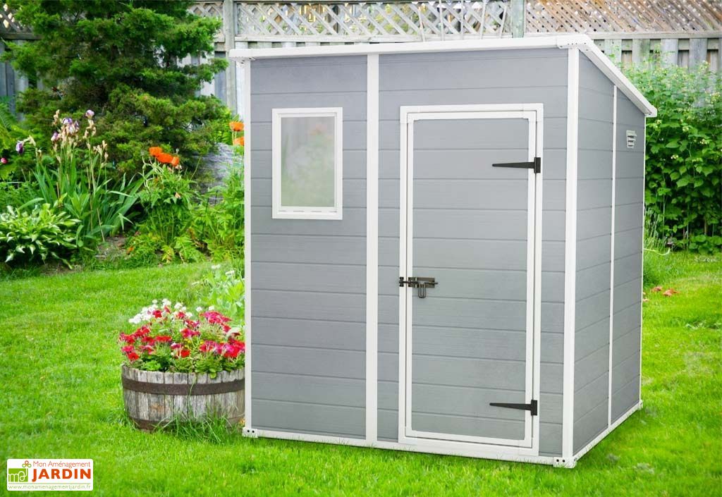 Abri De Jardin Pvc Premium 66 Avec Toit En Monopente Keter