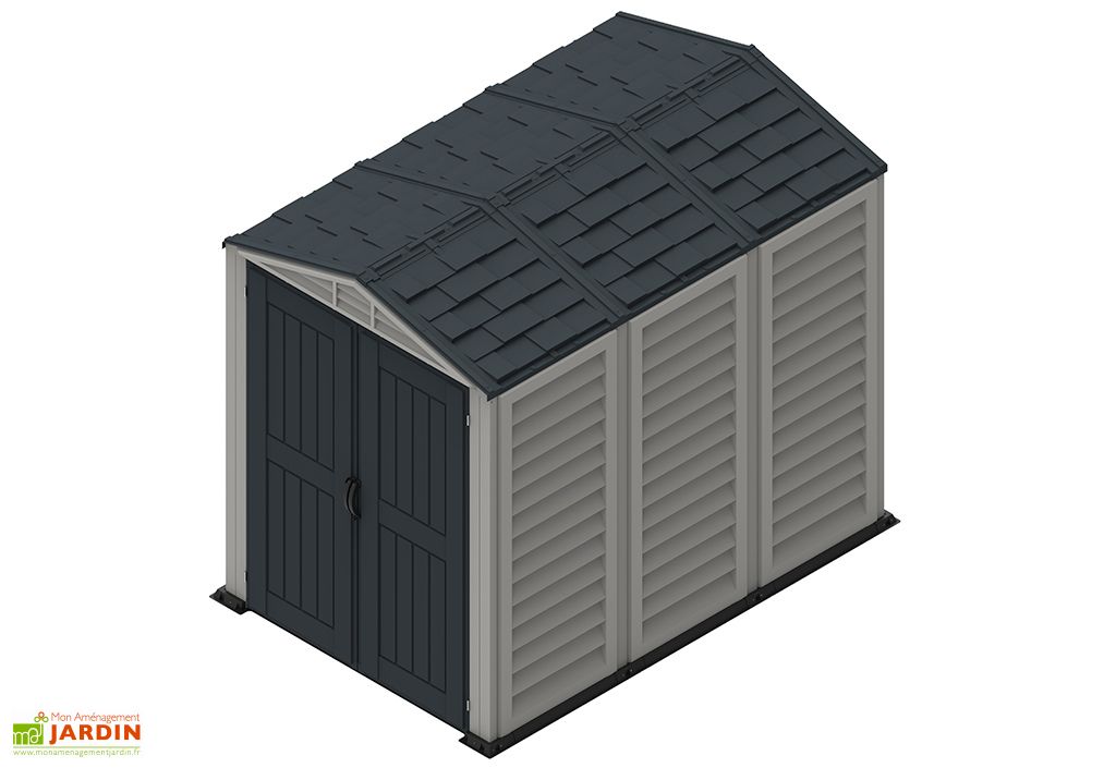 Abri De Jardin En Pvc Duramax 4 M Premium 5 X 8 Gris Anthracite