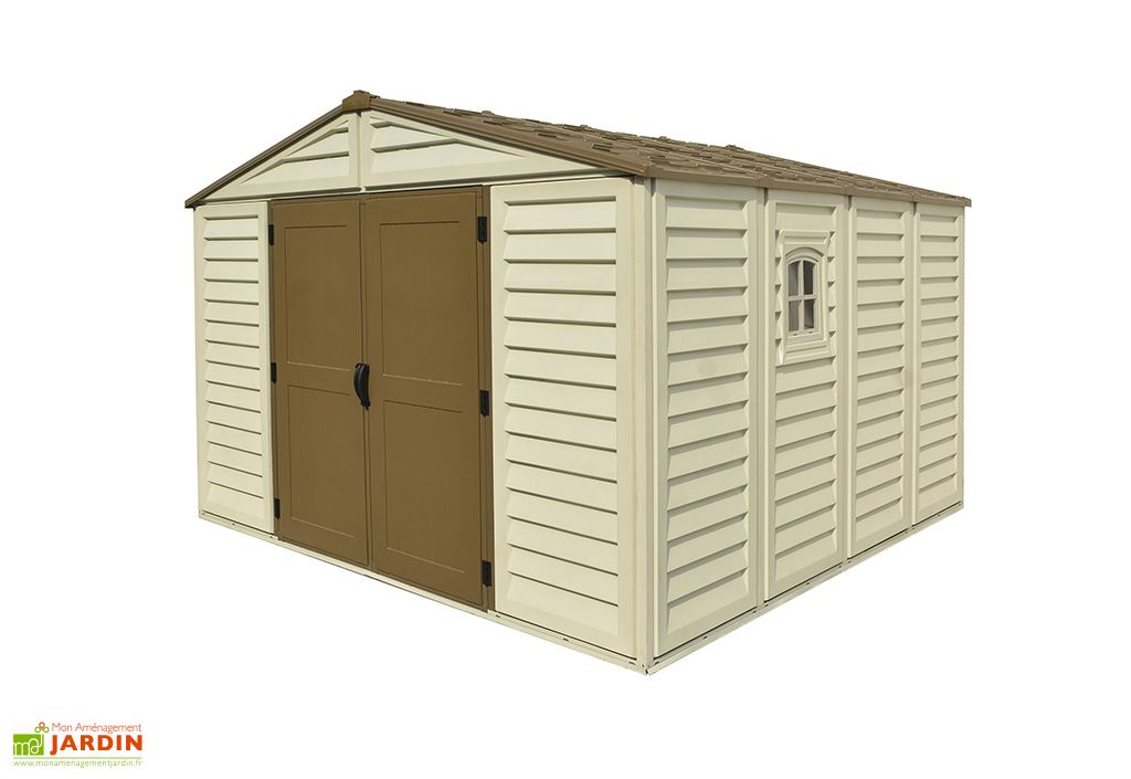 Abri De Jardin En Pvc Duramax Beige 10 M Woodstyle Premium 10 X