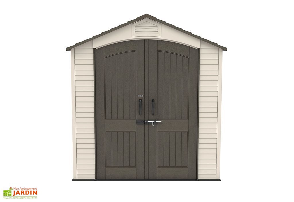 abri de jardin en pvc et acier inoxydable lifetime landmark 8 m lifetime