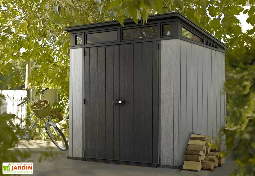 Abri De Jardin Pvc Brossium Monopente 77 216 X 216 Keter