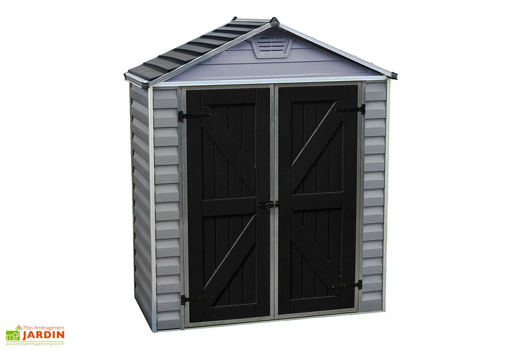 Abri De Jardin En Polycarbonate 1 X 2 M Skylight Deco Gris 6x3 Palram