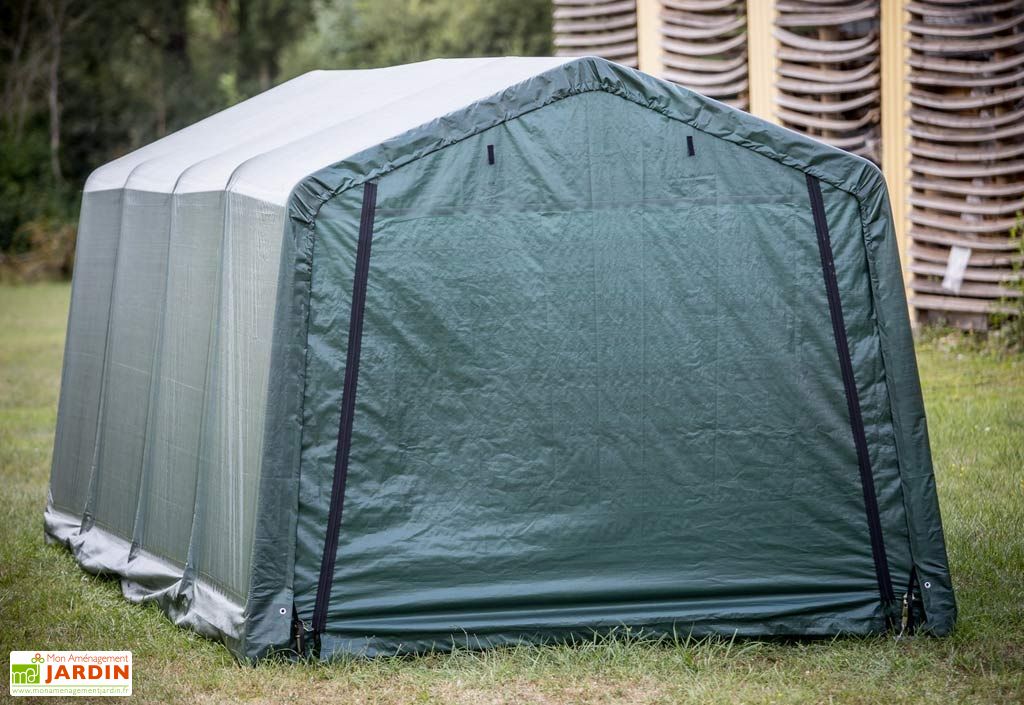 Abri De Jardin En Toile Renforcee Avec Porte Amovible 305 X 610