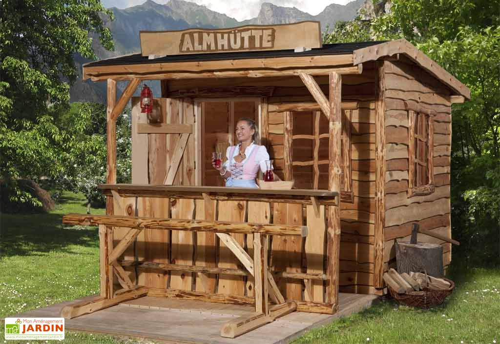 Abri de Jardin Bois Nature 3 Western (180x240cm) - Chalêt de jardin ... Abri de Jardin Bois Nature 3 Western (180x240cm) - Chalêt de jardin ...