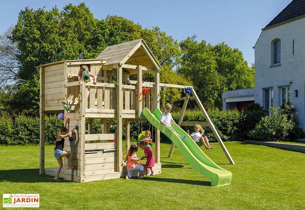 jeux en bois jardin