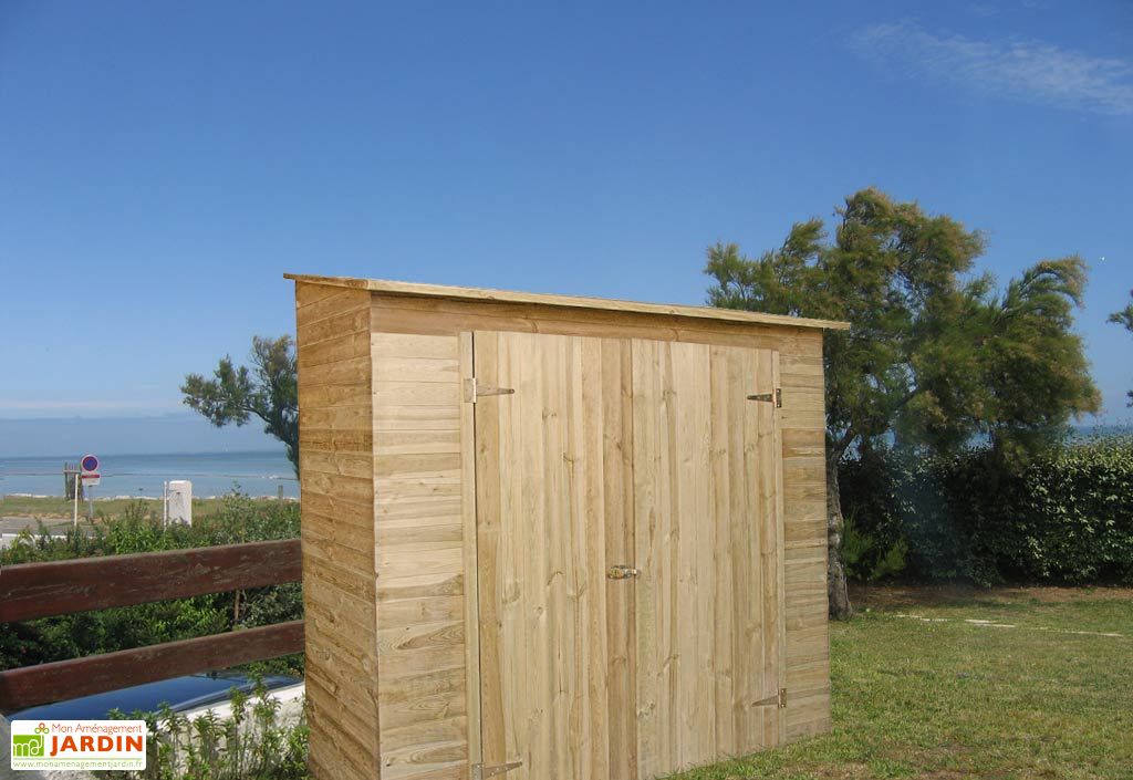 Armoire De Jardin En Bois Muralis 200 X 100 X 200 Cm Jardipolys