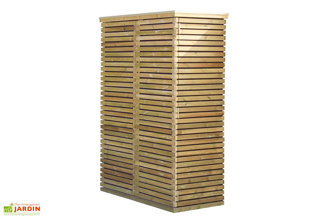 Armoire De Jardin Haute En Bois Venice 60x125x183cm Gardival