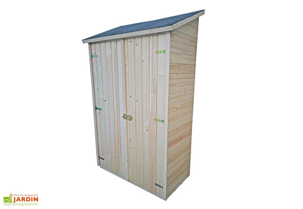 Armoire De Rangement Bois 16mm 125 X 65 X 206 Cm Habrita
