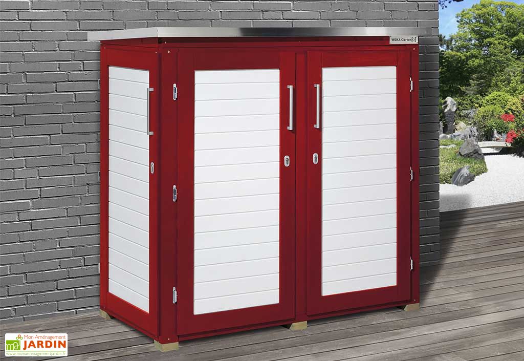 Armoire de jardin en bois d’épicéa 1,2 m² Weka