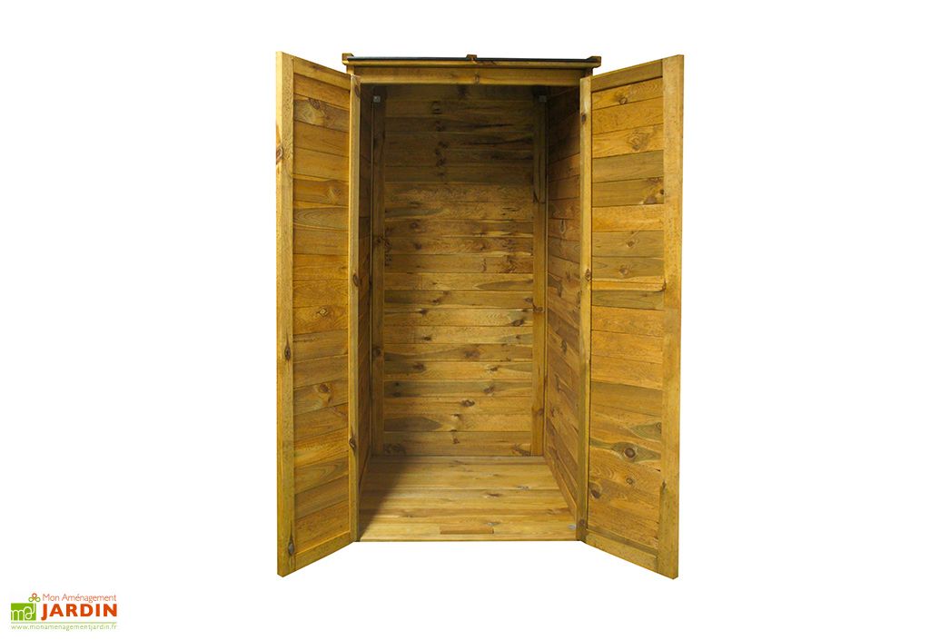 Armoire De Jardin Bois De Pin Traite Trocadero 1500 90 X 182 5 Cm