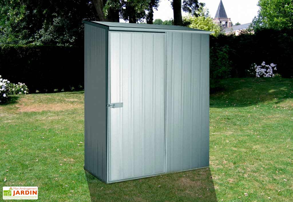 Armoire Jardin Métal Absco Silver Grey (146x75) - Range outil en ... Armoire Jardin Métal Absco Silver Grey (146x75) - Range outil en ...