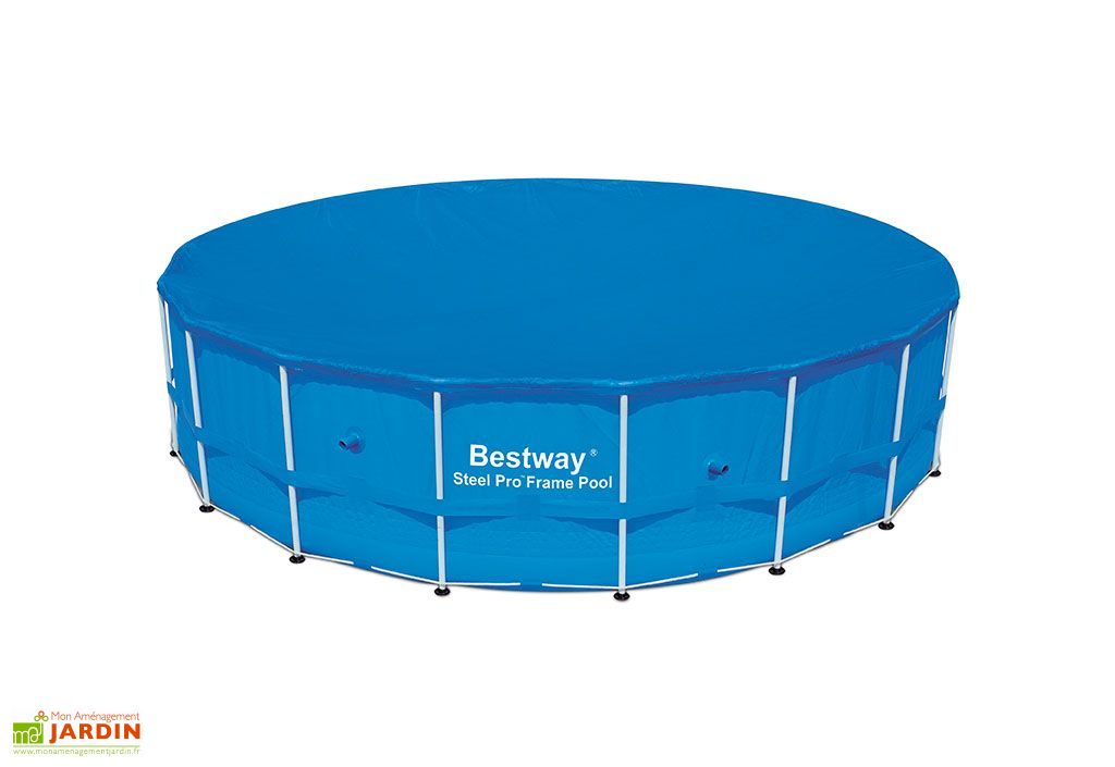 bache piscine bestway steel pro