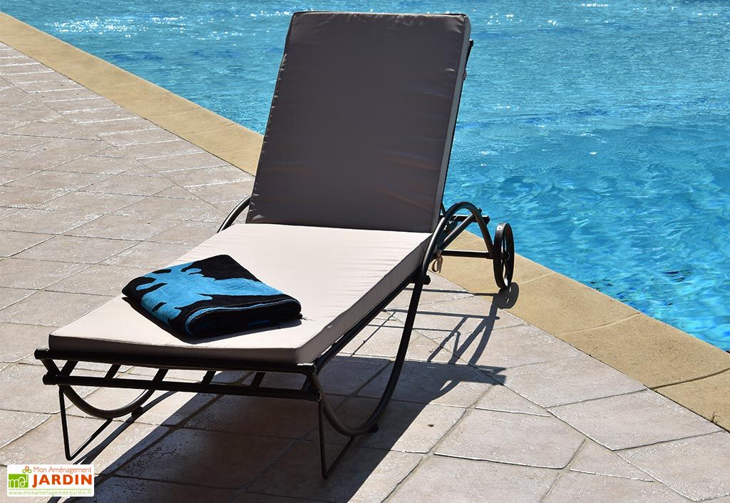 Bain De Soleil En Metal Mosaique 190 X 66 Cm Givex
