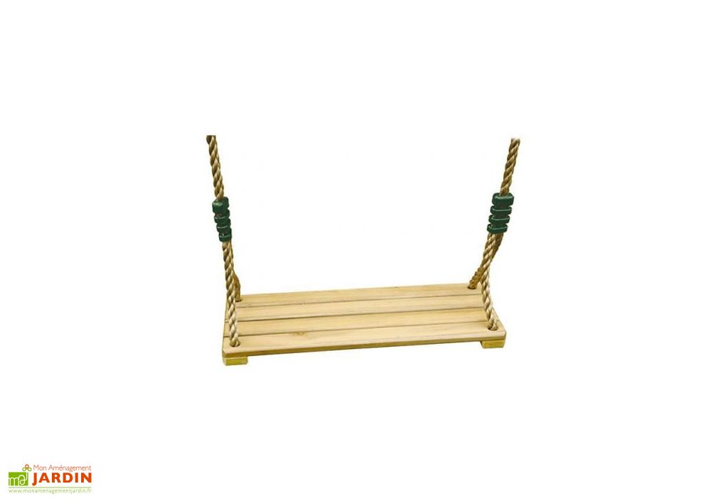 balancoire en bois pour portique 1 90 a 3 50 m trigano