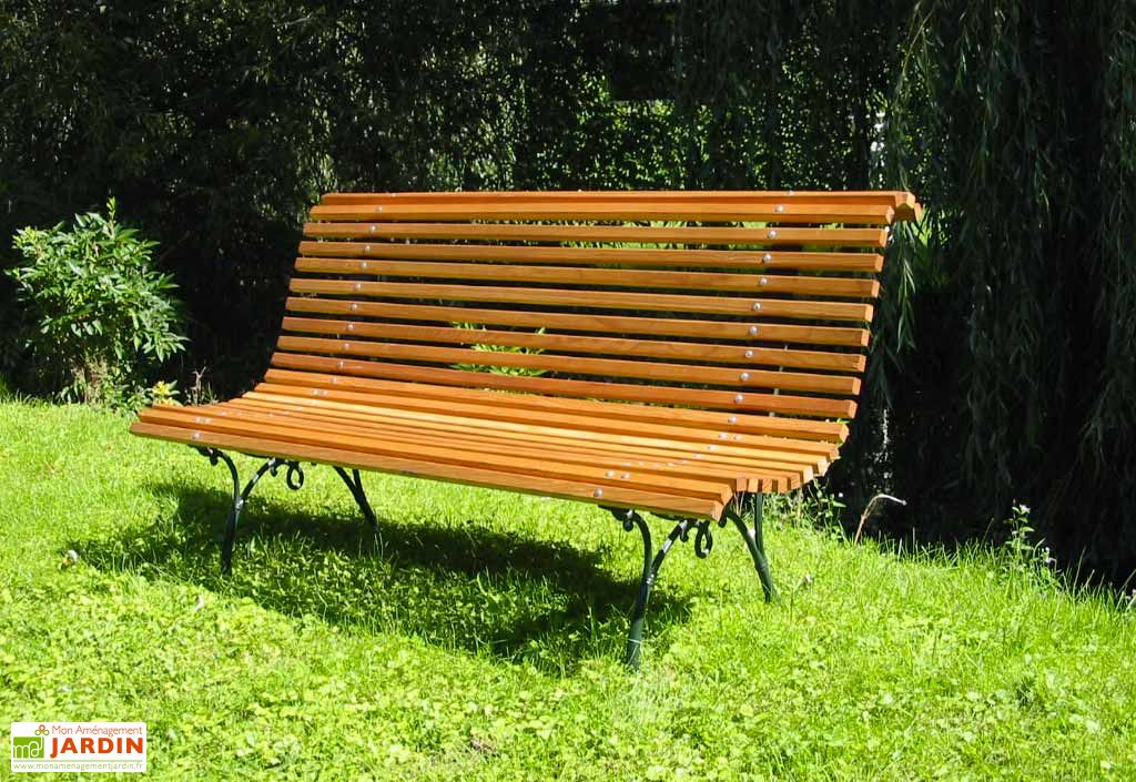 Banc De Jardin En Fonte Et En Bois 150 Cm Campos Dommartin