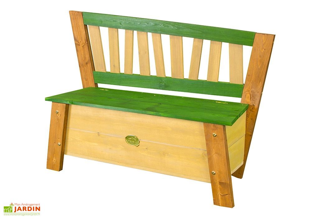 Banc Pour Enfants En Bois Coffre A Jouets 110 Cm Corky Axi