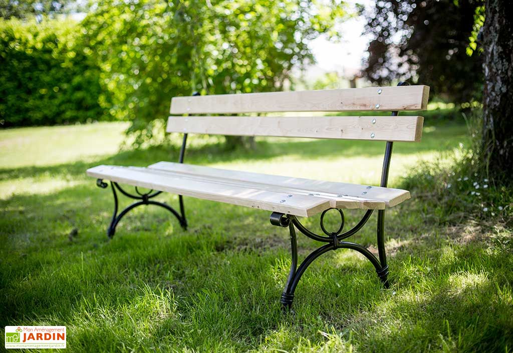 Banc De Jardin Bois 4 Places 200 Cm 35 Mm Delta Habrita