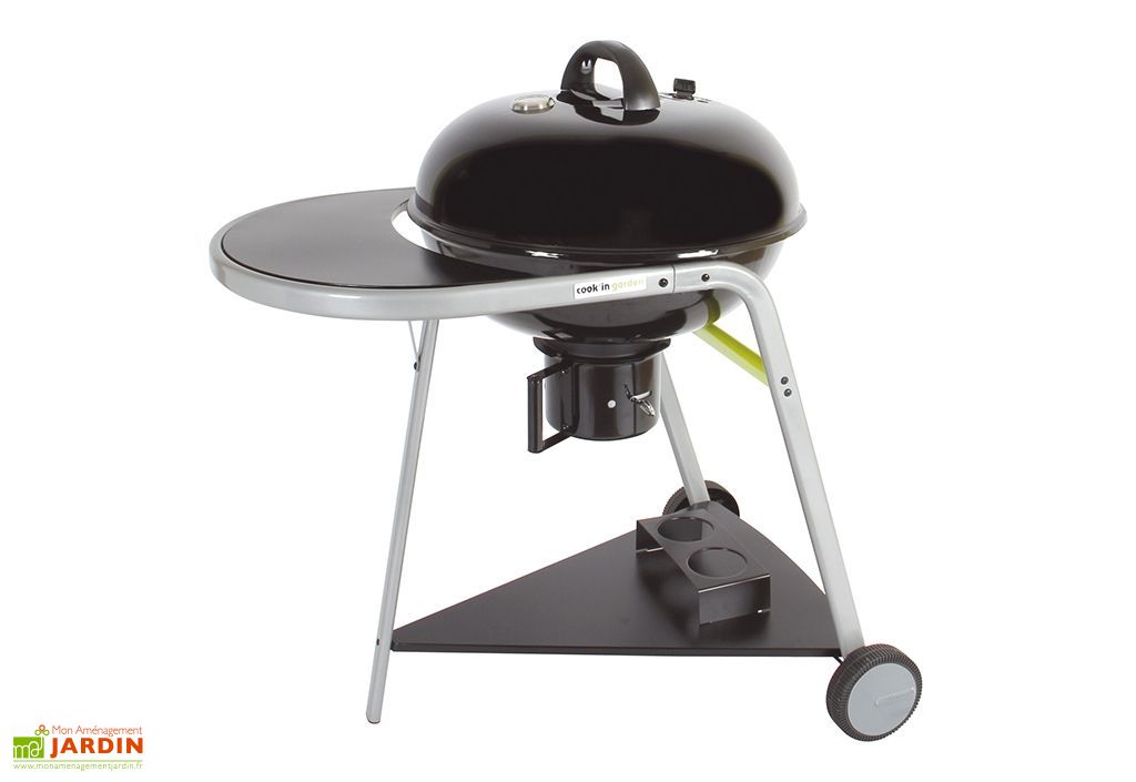 Barbecue à Charbon de Bois Tonino 2 avec Cuve Ronde en Acier Barbecue à Charbon de Bois Tonino 2 avec Cuve Ronde en Acier