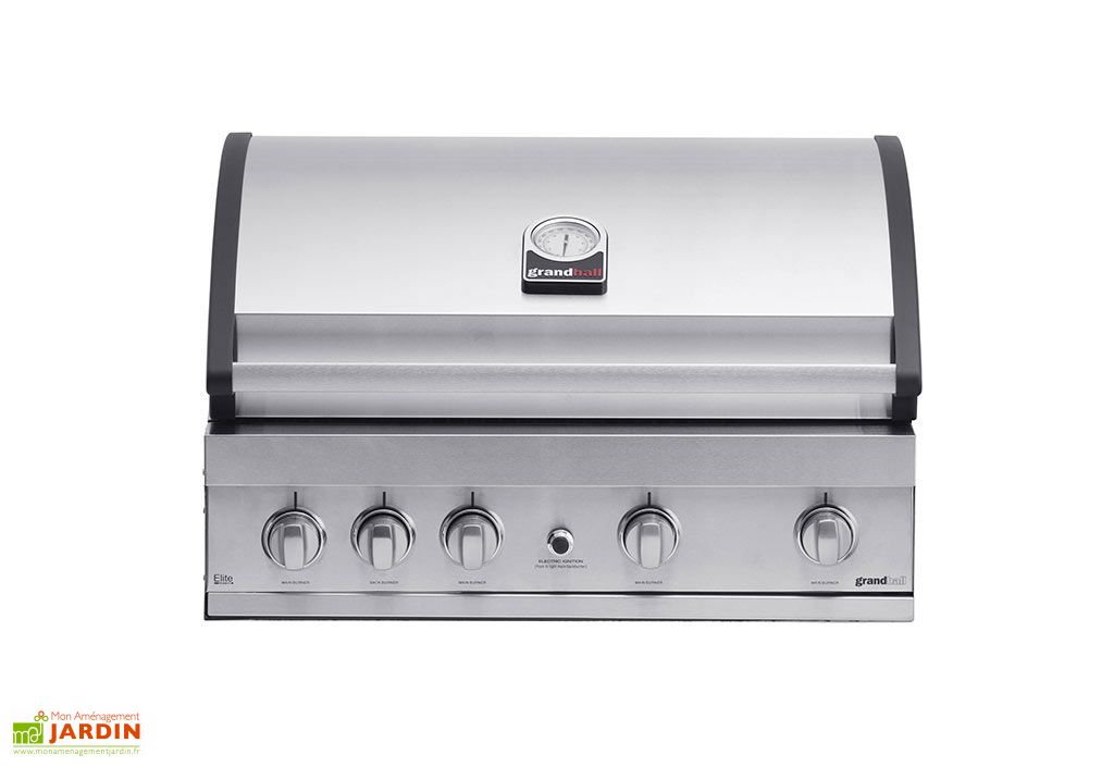 Barbecue Gaz Encastrable En Acier Inoxydable Elite G4 Built In Grandhall