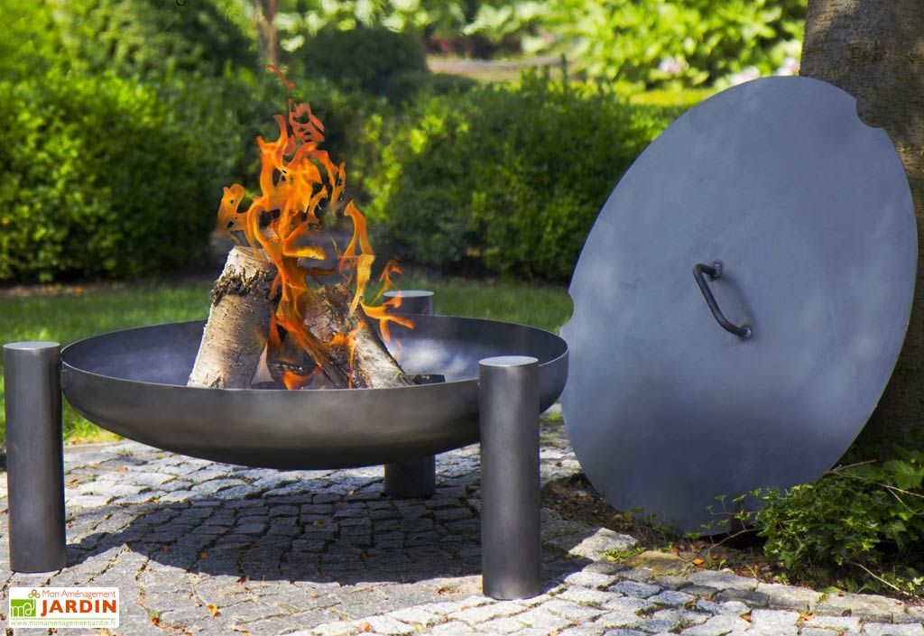 Brasero En Acier Palma Couvercle Plusieurs Dimensions Cookking
