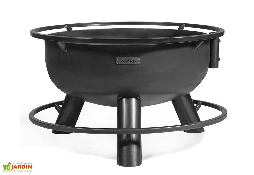Braséro Barbecue en Acier Bandito ⌀80 cm et Grille ...